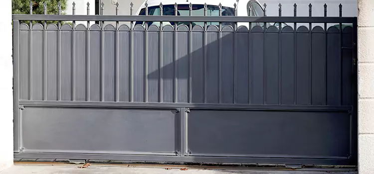 Metal Driveway Gate Installation Huntsville